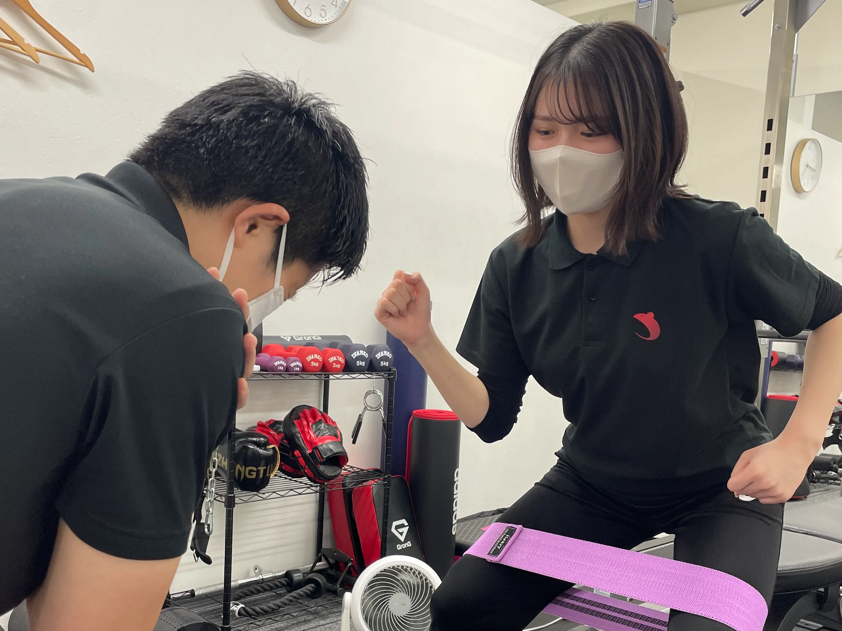お客様へのトレーニングを担当する中邨咲穂さん